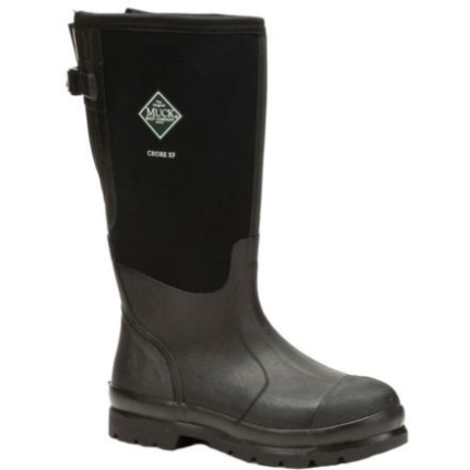 Muckboot Men'S Chore Wide Calf Black