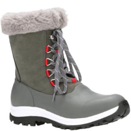 Muckboot Women'S Apres Lace Arctic Grip Grey