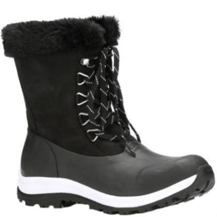 Muckboot Women'S Apres Lace Arctic Grip Black Fashion